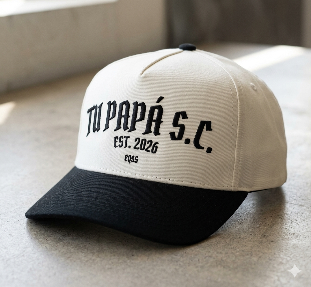 Snapback Cream / Black