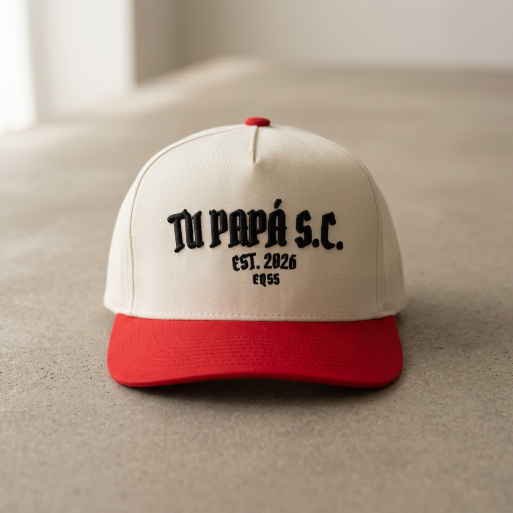Snapback Cream / Red